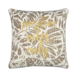 STOF Coussin carré coton (40 x 40 cm) Hemera Taupe Clearance
