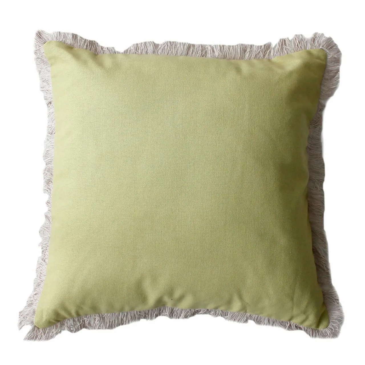 ENJOY HOME Coussin carré coton (40 x 40 cm) Herbier uni Vert tilleul Best