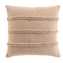 douceur d'intu017drieur Coussin carré coton (45 x 45 cm) Hilary Beige Discount