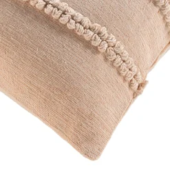 douceur d'intu017drieur Coussin carré coton (45 x 45 cm) Hilary Beige Discount