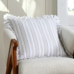 STOF Coussin carré coton (50 x 50 cm) Joséphine Ecru Outlet