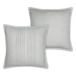 STOF Coussin carré coton (50 x 50 cm) Joséphine Gris clair Sale