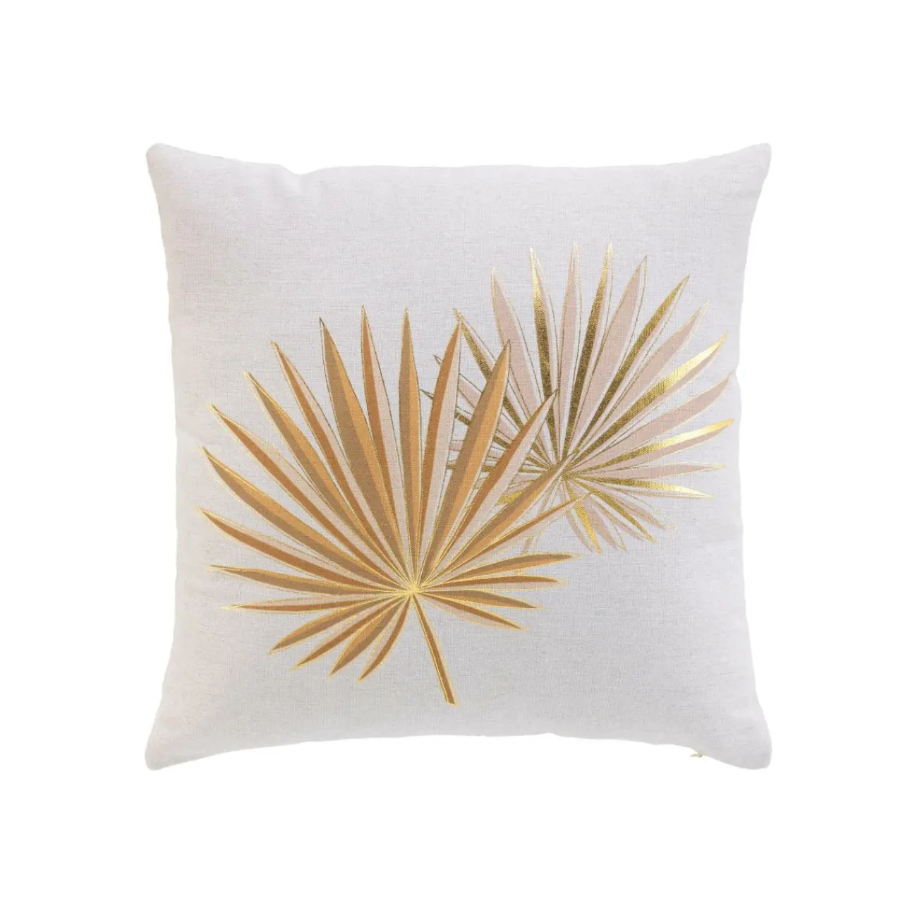 douceur d'intu017drieur Coussin carré coton (40 x 40 cm) Lotus Jaune ocre Outlet