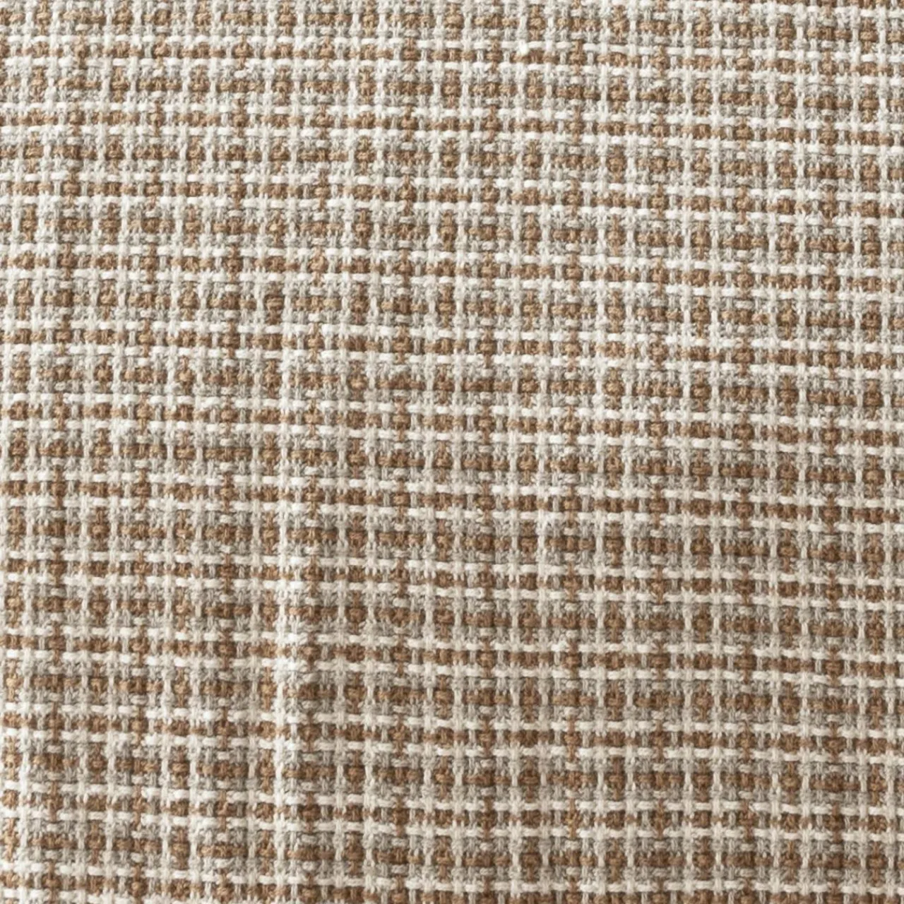 EMINZA Coussin carré coton (50 x 50 cm) Marius Marron Outlet