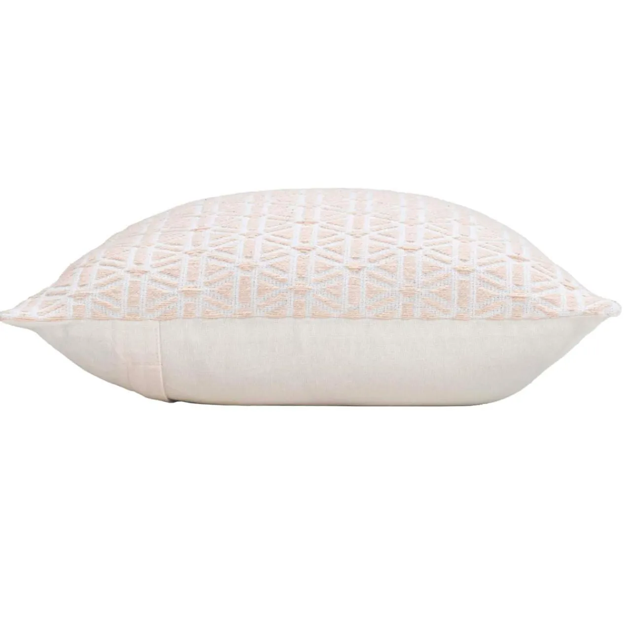 douceur d'intu017drieur Coussin carré coton (45 x 45 cm) Milano Ecru