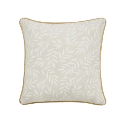 douceur d'intu017drieur Coussin carré coton (45 x 45 cm) Naya Beige New
