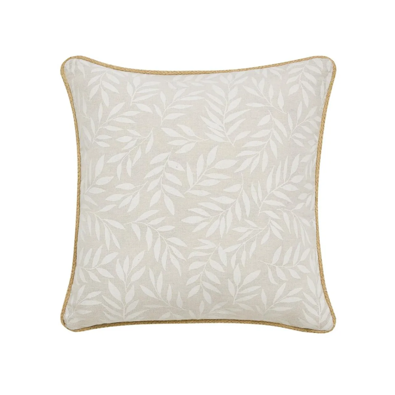 douceur d'intu017drieur Coussin carré coton (45 x 45 cm) Naya Beige New