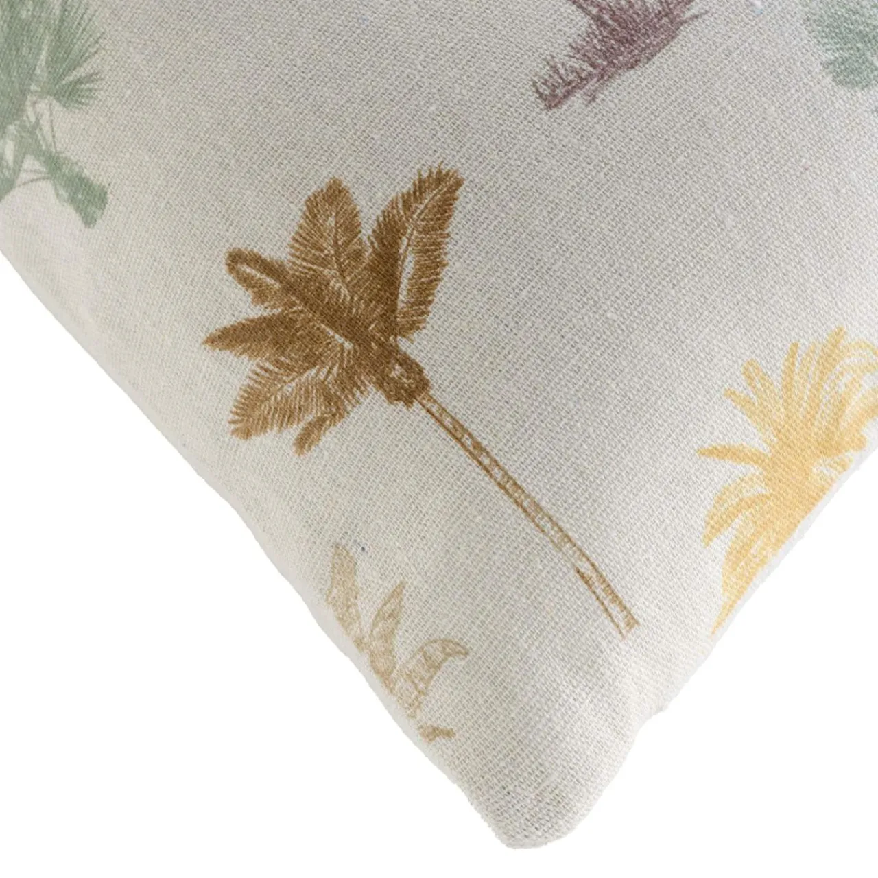 douceur d'intu017drieur Coussin carré coton (45 x 45 cm) Palmelia Multicolore Discount