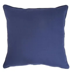 EMINZA Coussin carré coton (60 x 60 cm) Pixel Bleu marine Online