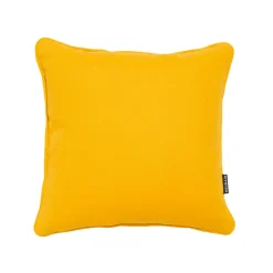 EMINZA Coussin carré coton (40 x 40 cm) Pixel Jaune moutarde