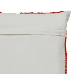 Atmosphera, cru017dateur d'intu017drieur Coussin carré coton (50 x 50 cm) Poppy Orange Sale