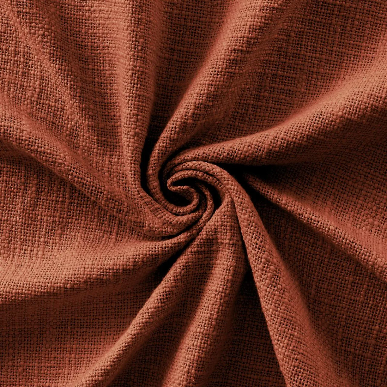 L'EFFET PAPILLON Coussin carré coton (60 x 60 cm) Sixtine Terracotta Online
