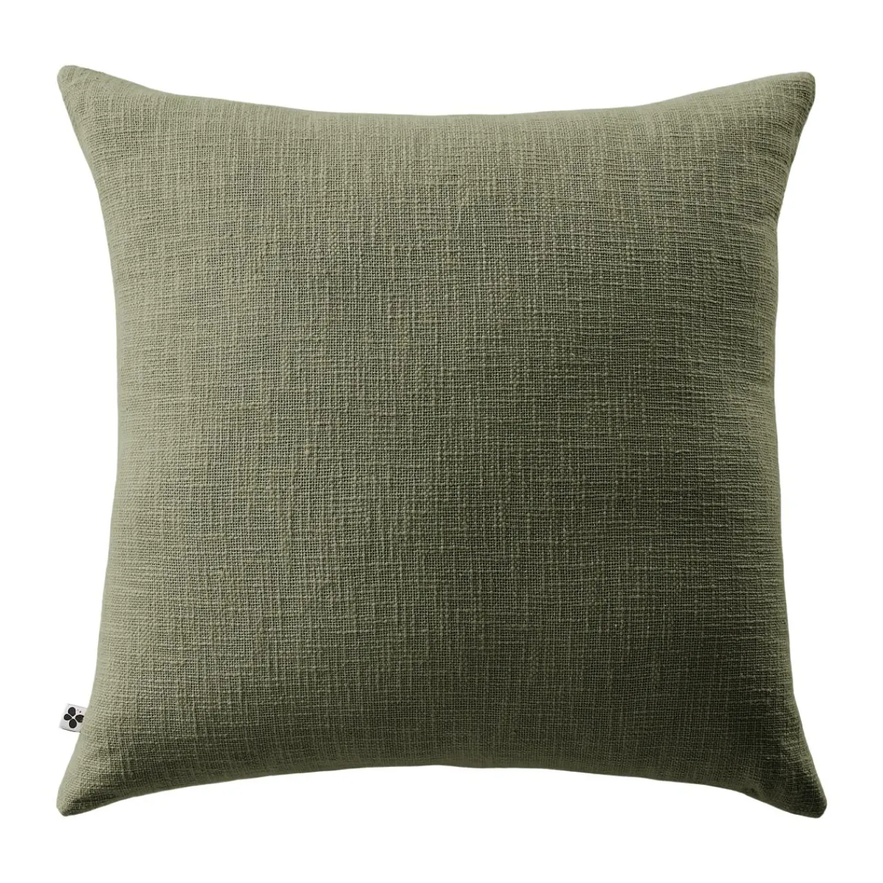 L'EFFET PAPILLON Coussin carré coton (60 x 60 cm) Sixtine Vert romarin Sale