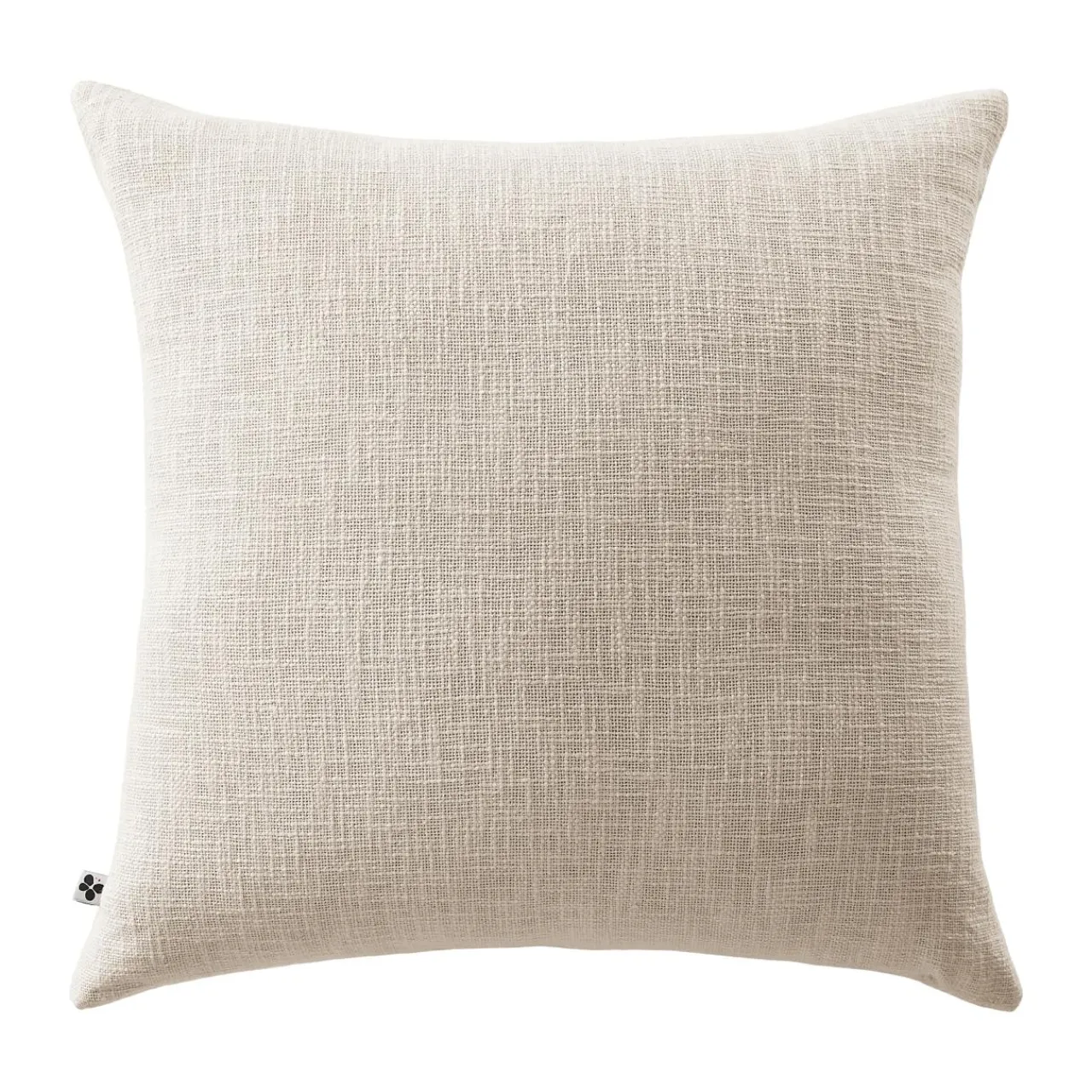 L'EFFET PAPILLON Coussin carré coton (60 x 60 cm) Sixtine Beige Outlet
