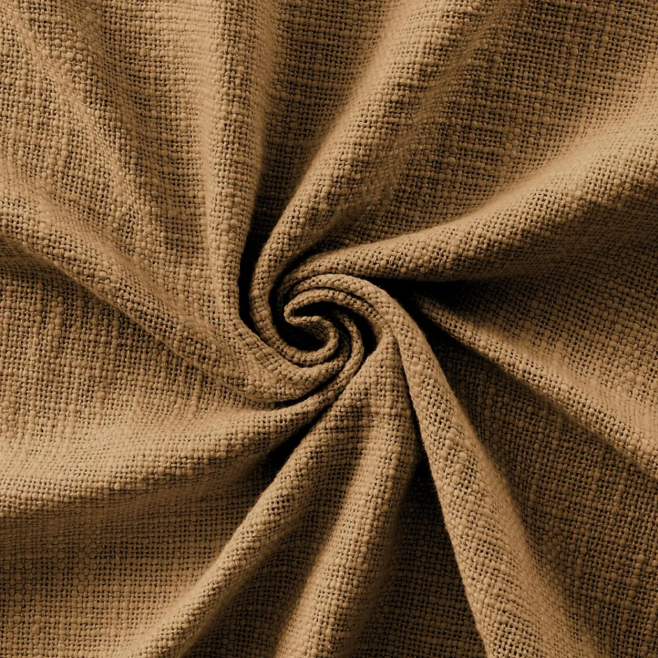 L'EFFET PAPILLON Coussin carré coton (60 x 60 cm) Sixtine Camel Clearance