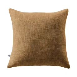 L'EFFET PAPILLON Coussin carré coton (45 x 45 cm) Sixtine Camel Outlet