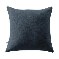L'EFFET PAPILLON Coussin carré coton (45 x 45 cm) Sixtine Bleu nuit Clearance