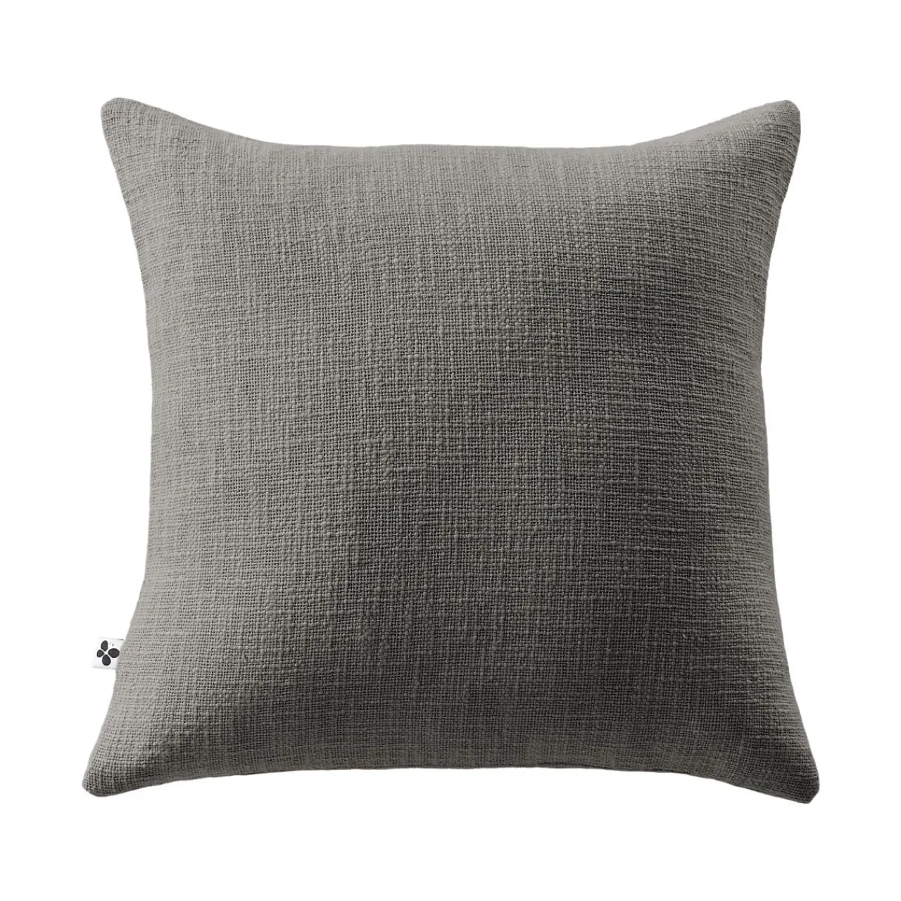 L'EFFET PAPILLON Coussin carré coton (45 x 45 cm) Sixtine Gris ardoise Gris foncé