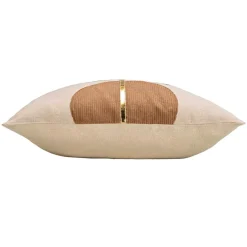 douceur d'intu017drieur Coussin carré coton (45 x 45 cm) Spyro Ecru Hot
