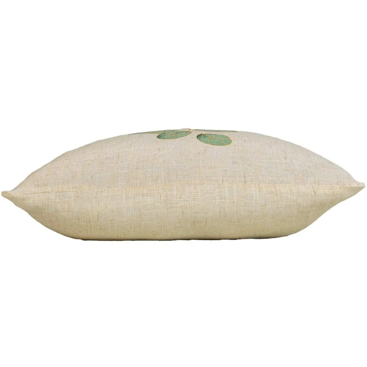 douceur d'intu017drieur Coussin carré effet lin (45 x 45 cm) Eucalys Vert Sale
