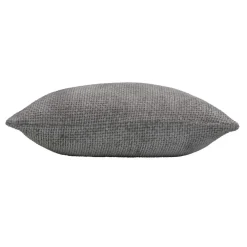 douceur d'intu017drieur Coussin carré en velours chenille (45 x 45 cm) Leo Gris Anthracite Best