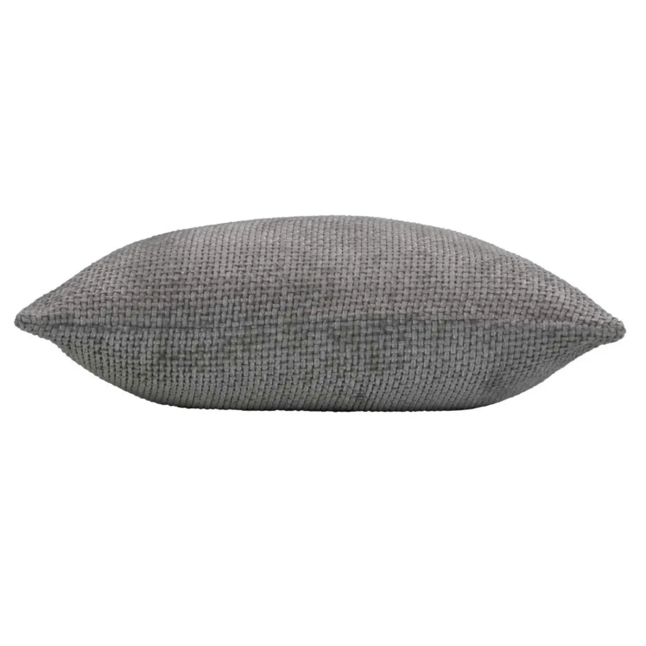 douceur d'intu017drieur Coussin carré en velours chenille (45 x 45 cm) Leo Gris Anthracite Best