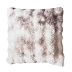 EMINZA Coussin carré fausse fourrure (50 x 50 cm) Toronto Taupe Hot