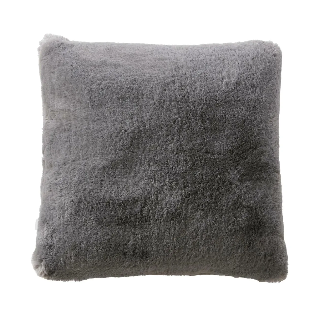 EMINZA Coussin carré fausse fourrure (45 x 45 cm) Finn Gris Anthracite Sale