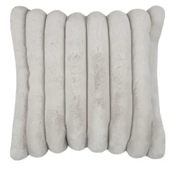 STOF Coussin carré fausse fourrure (45 x 45 cm) Polary Beige Clearance