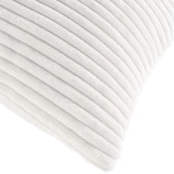 douceur d'intu017drieur Coussin carré flanelle relief (45 x 45 cm) Nils Blanc Online