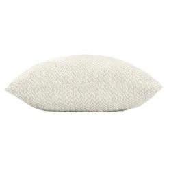 douceur d'intu017drieur Coussin carré flanelle relief (45 x 45 cm) Flanela Écru Ecru Best