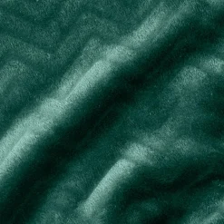 EMINZA Coussin carré flanelle (45 x 45 cm) Zag Vert Best