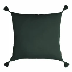 EMINZA Coussin carré gaze de coton (40 x 40 cm) Gaïa Vert sapin Sale