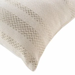 DOUCEUR D'INTERIEUR Coussin carré polycoton (40 x 40 cm) Doreline Ecru Online