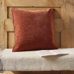 EMINZA Coussin carré tissé (45 x 45 cm) Magnus Terracotta Sale