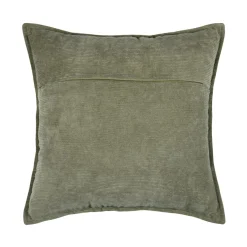 STOF Coussin carré velours (45 x 45 cm) Dandy Vert kaki Hot