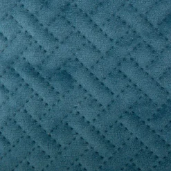 ATMOSPHERA Coussin carré velours (40 x 40 cm) Dolce Bleu canard