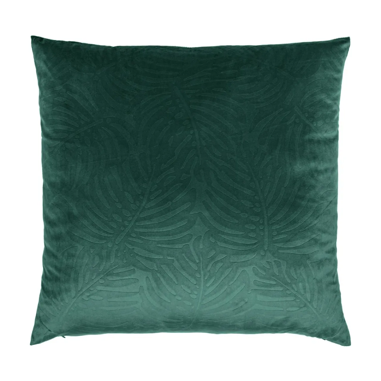 EMINZA Coussin carré velours (60 x 60 cm) Fern Vert sapin Online