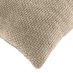 douceur d'intu017drieur Coussin carré Velours (45 x 45 cm) Leo Beige Hot