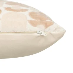 Atmosphera, cru017dateur d'intu017drieur Coussin carré velours (40 x 40 cm) Luna Ecru Sale