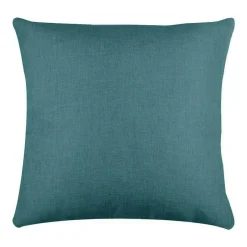 LOVELY CASA Coussin carré (50 x 50 cm) Béa Bleu canard Best