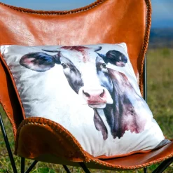 STOF Coussin carré (50 x 50 cm) Fernande brun Marron New