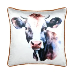 STOF Coussin carré (50 x 50 cm) Fernande brun Marron New