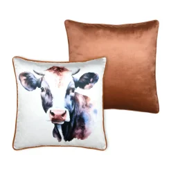 STOF Coussin carré (50 x 50 cm) Fernande brun Marron New