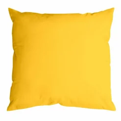 LOVELY CASA Coussin carré (60 x 60 cm) Nelson Jaune Discount
