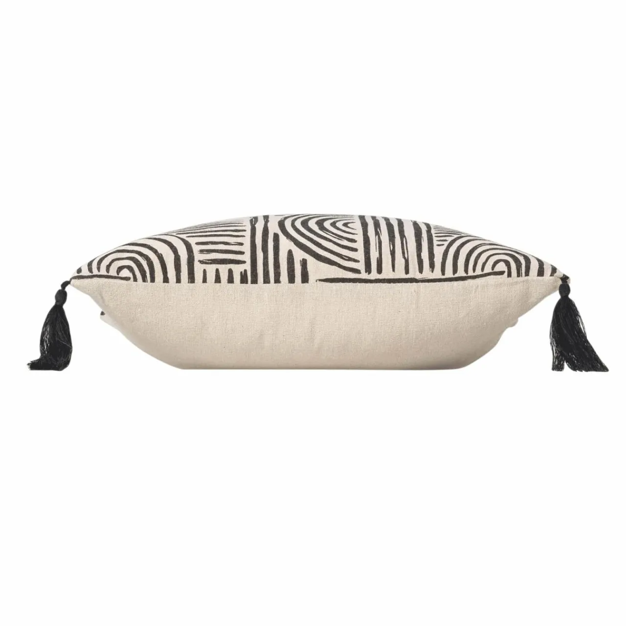 DOUCEUR D'INTERIEUR Coussin carré (45 x 45 cm) Pandore Noir New