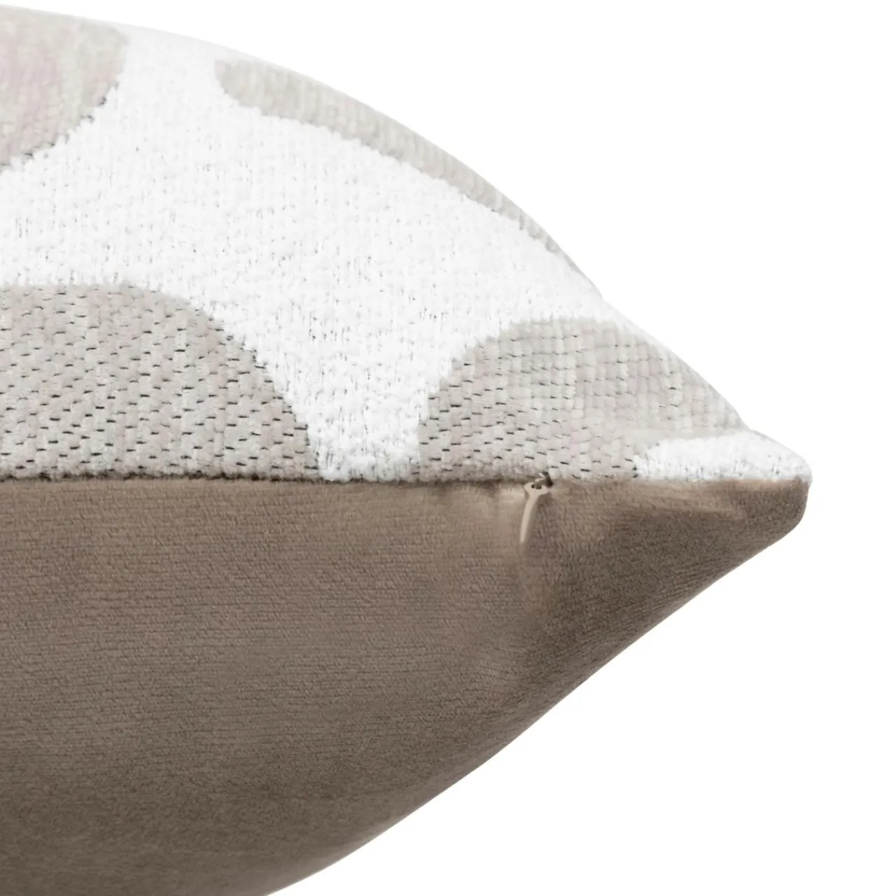 Atmosphera, cru017dateur d'intu017drieur Coussin carré (40 x 40 cm) Safina Beige Hot