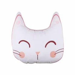 LOVELY CASA Coussin chat enfant (40 cm) Zoeline Rose New