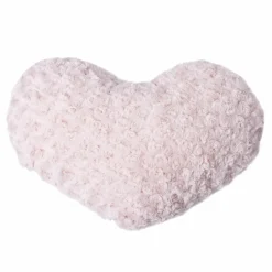 ATMOSPHERA Coussin Cœur (28 x 36 cm) Bouclée Rose Clearance