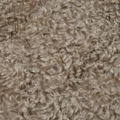 STOF Coussin de chaise carré bouclette (38 x 38 cm) Cosylife Taupe Best